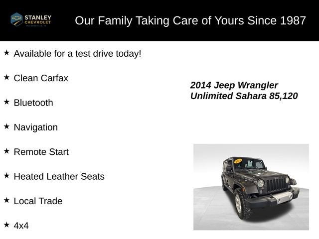 2014 Jeep Wrangler Unlimited Sahara