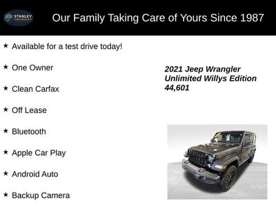 2021 Jeep Wrangler Unlimited Willys