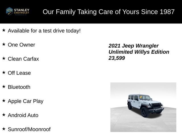 2021 Jeep Wrangler Unlimited Willys