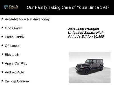 2021 Jeep Wrangler Unlimited Sahara High Altitude