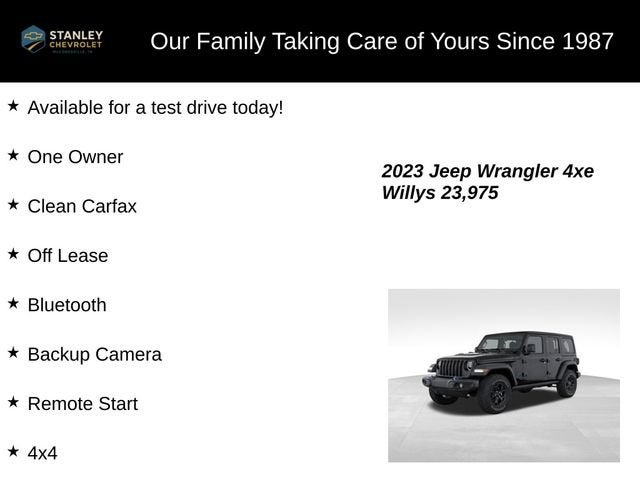 2023 Jeep Wrangler 4xe 4DR 4WD