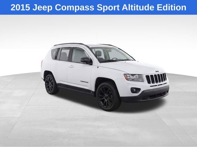 Used 2015 Jeep Compass Sport with VIN 1C4NJDBB0FD170031 for sale in McCordsville, IN