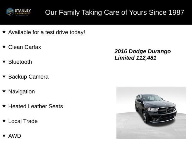2016 Dodge Durango Limited
