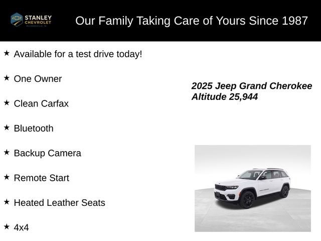 2025 Jeep Grand Cherokee Altitude