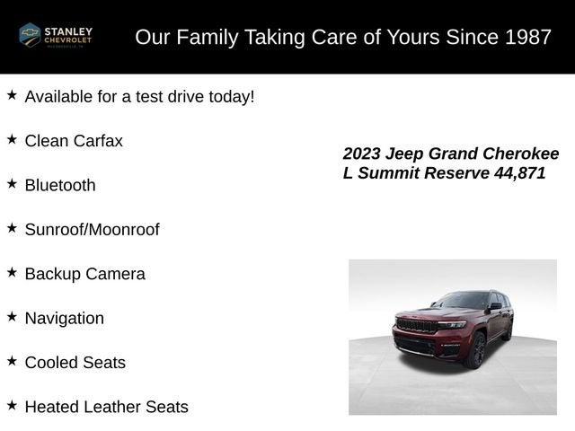 2023 Jeep Grand Cherokee L Summit Reserve