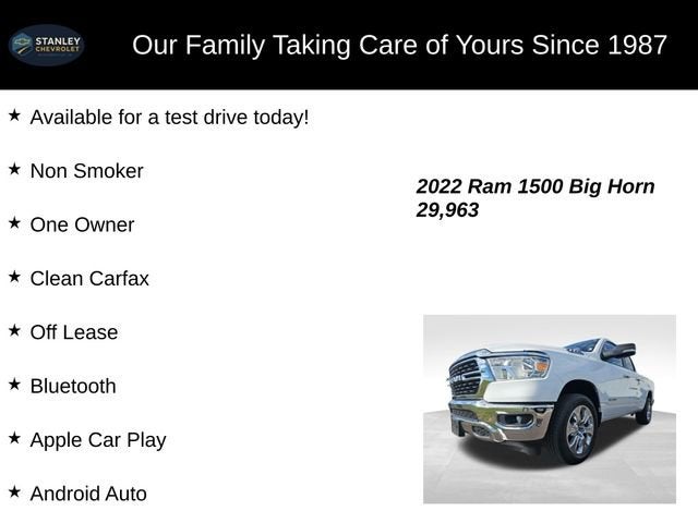 2022 RAM 1500 Big Horn