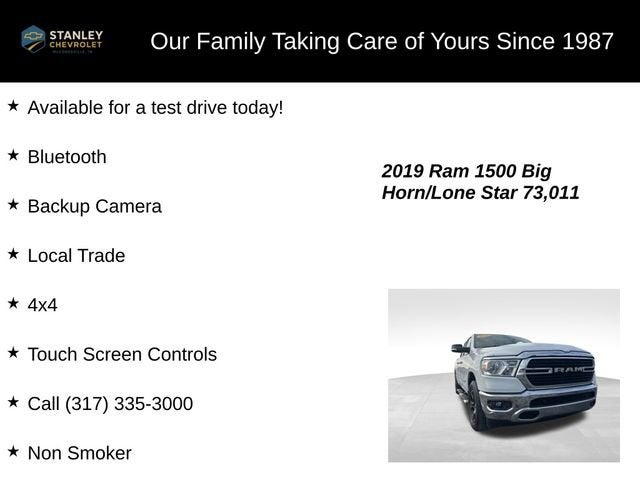 2019 RAM 1500 Big Horn/Lone Star