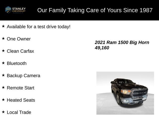 2021 RAM 1500 Big Horn