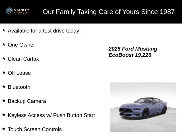2025 Ford Mustang EcoBoost