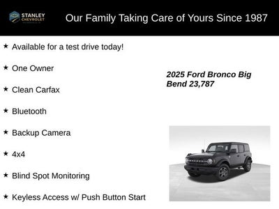 2025 Ford Bronco Big Bend