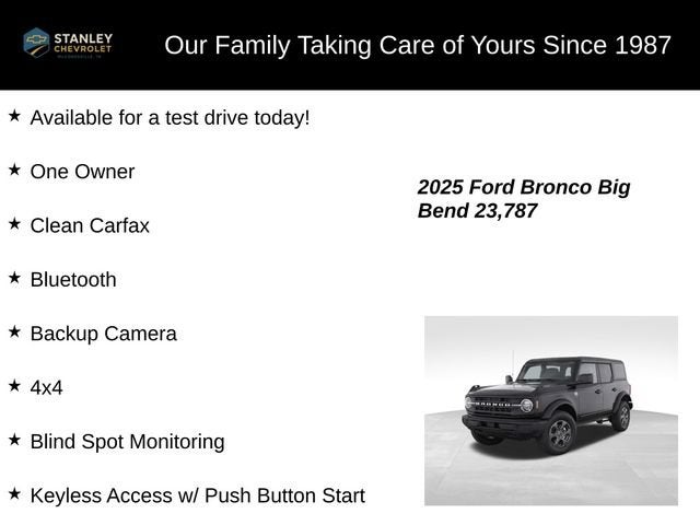 2025 Ford Bronco Big Bend