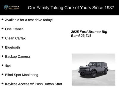 2025 Ford Bronco Big Bend