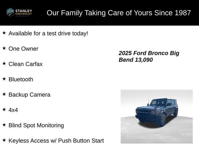 2025 Ford Bronco Big Bend