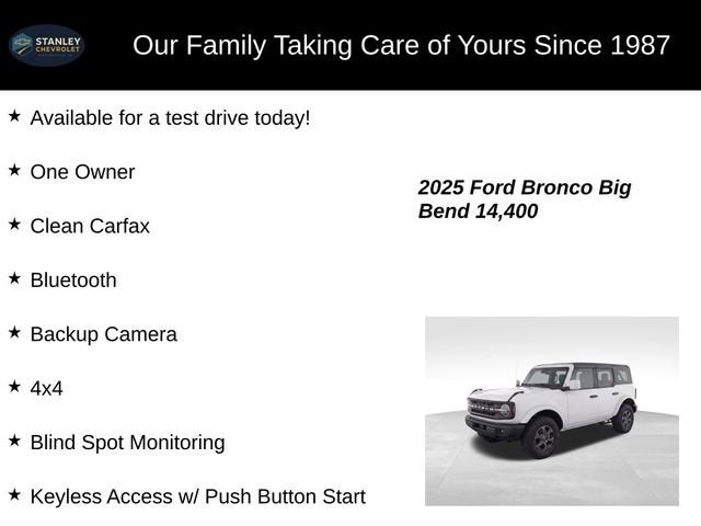 2025 Ford Bronco Big Bend