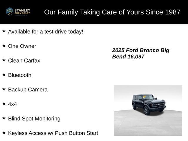 2025 Ford Bronco Big Bend