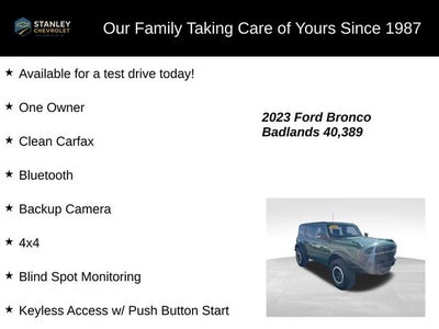 2023 Ford Bronco Base