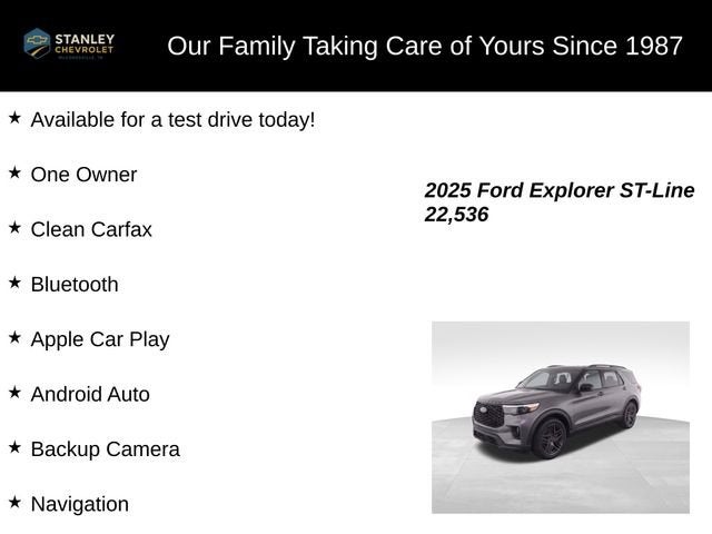 2025 Ford Explorer ST-Line