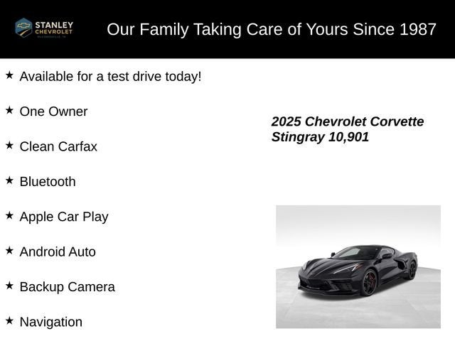 2025 Chevrolet Corvette Stingray 1LT