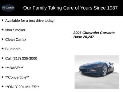 2006 Chevrolet Corvette 2DR CONV