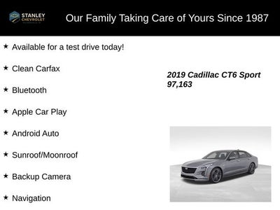 2019 Cadillac CT6 Sport AWD