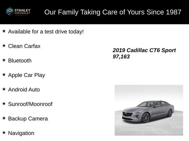 2019 Cadillac CT6 Sport AWD
