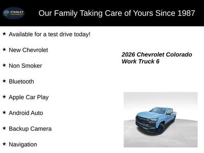 2026 Chevrolet Colorado WT