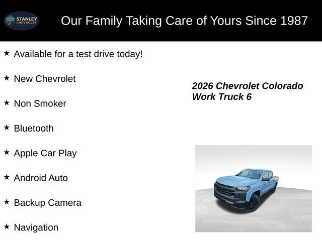 2026 Chevrolet Colorado WT