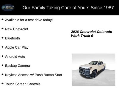 2026 Chevrolet Colorado WT