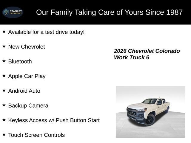 2026 Chevrolet Colorado WT