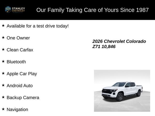 2026 Chevrolet Colorado Z71