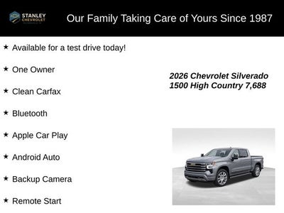 2026 Chevrolet Silverado 1500 High Country