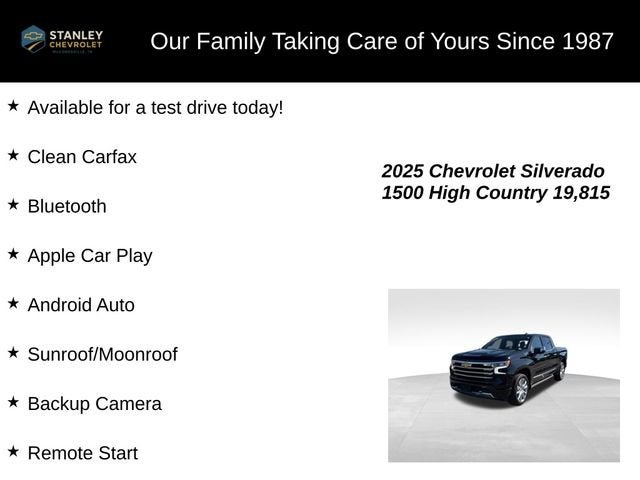 2025 Chevrolet Silverado 1500 High Country