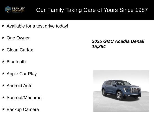 2025 GMC Acadia Denali