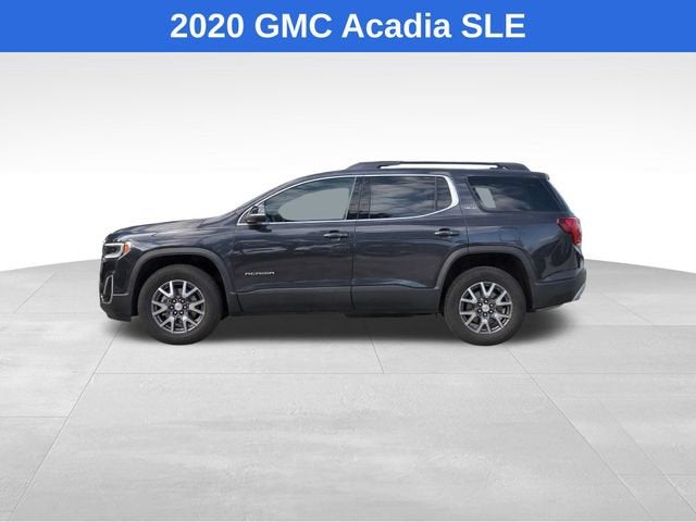 Used 2020 GMC Acadia SLE with VIN 1GKKNKLA0LZ165268 for sale in McCordsville, IN