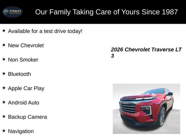 2026 Chevrolet Traverse LT