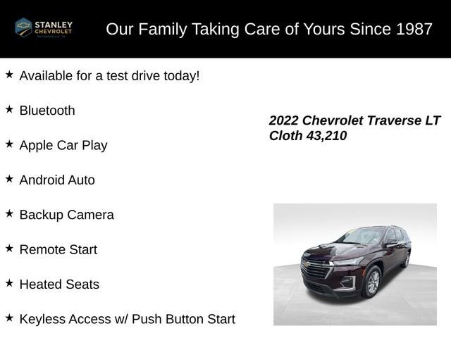 2022 Chevrolet Traverse LT Cloth