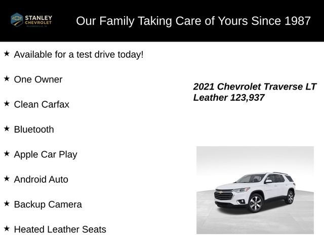 2021 Chevrolet Traverse LT Leather