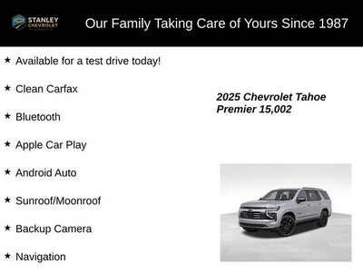 2025 Chevrolet Tahoe Premier