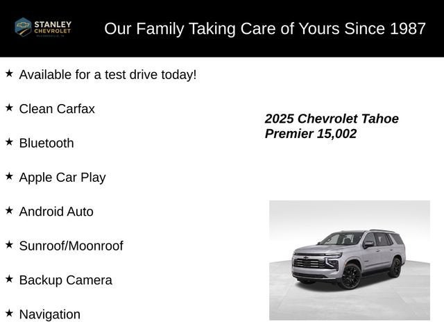 2025 Chevrolet Tahoe Premier