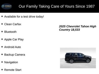2025 Chevrolet Tahoe High Country