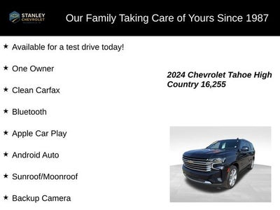 2024 Chevrolet Tahoe High Country
