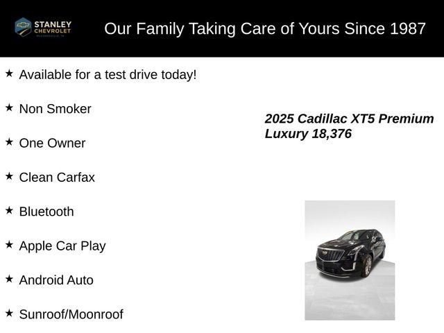 2025 Cadillac XT5 Premium Luxury