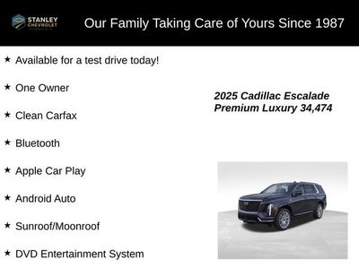 2025 Cadillac Escalade Premium Luxury