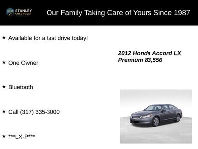 2012 Honda Accord Sdn LX Premium