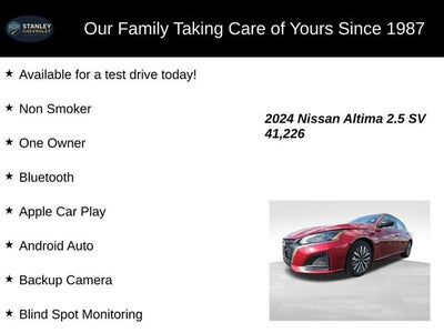2024 Nissan Altima 2.5 SV