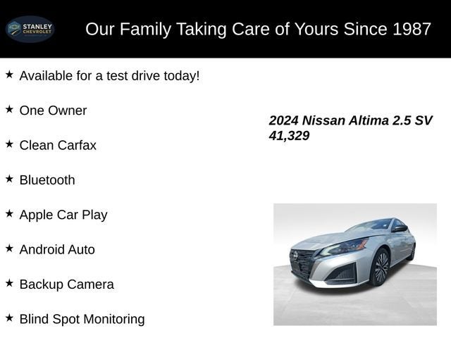 2024 Nissan Altima 2.5 SV