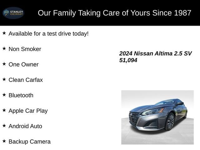 2024 Nissan Altima 2.5 SV