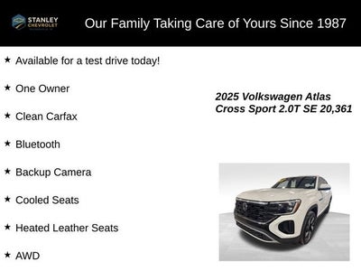 2025 Volkswagen Atlas Cross Sport 2.0T SE w/Technology