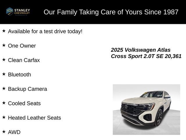 2025 Volkswagen Atlas Cross Sport 2.0T SE w/Technology