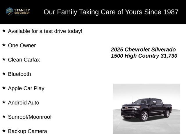 2025 Chevrolet Silverado 1500 High Country